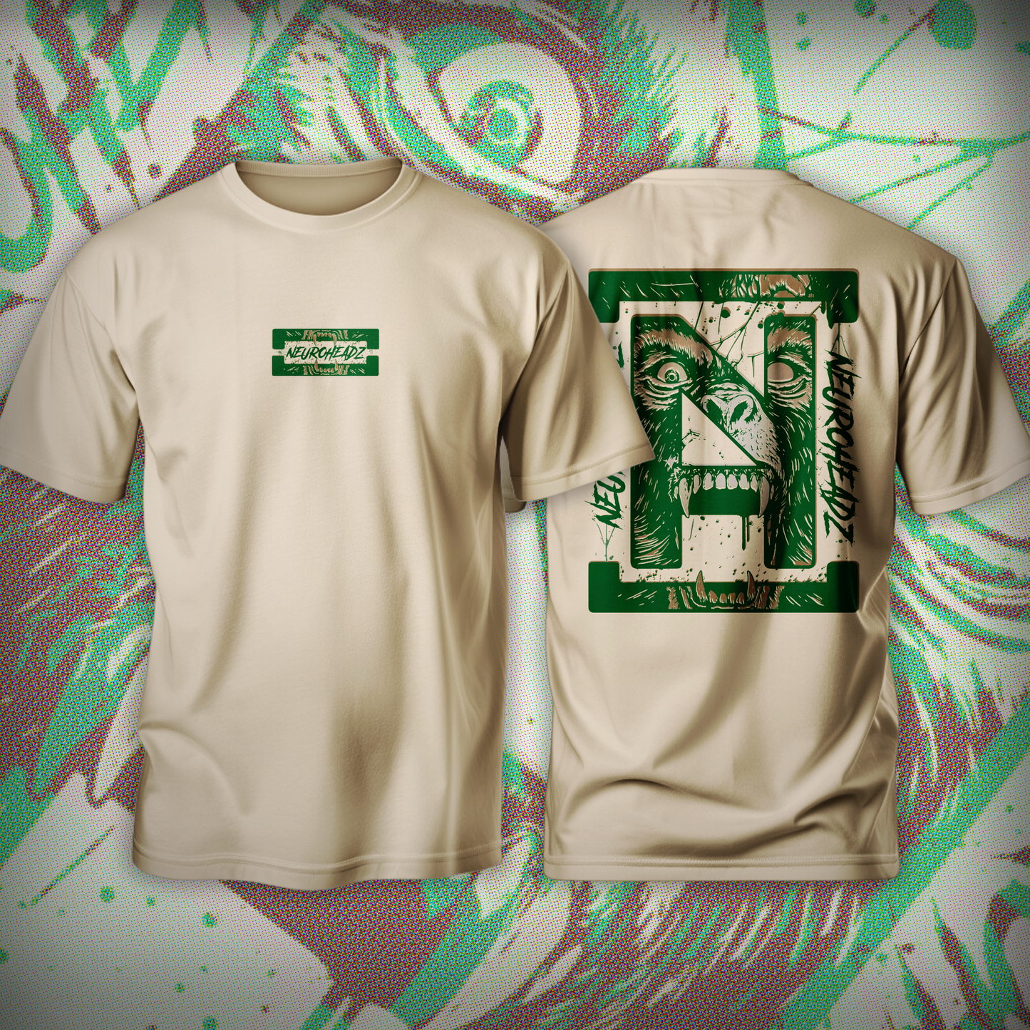 Neuroheadz 'Psycho monkey' tee