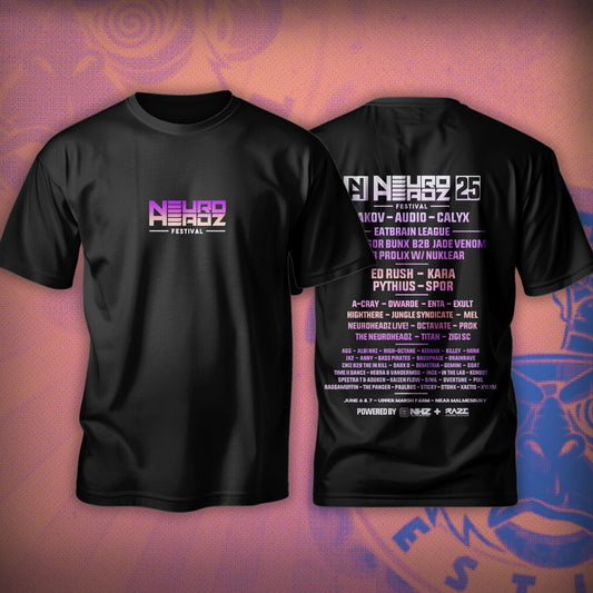 Neuroheadz Festival 2025 tee