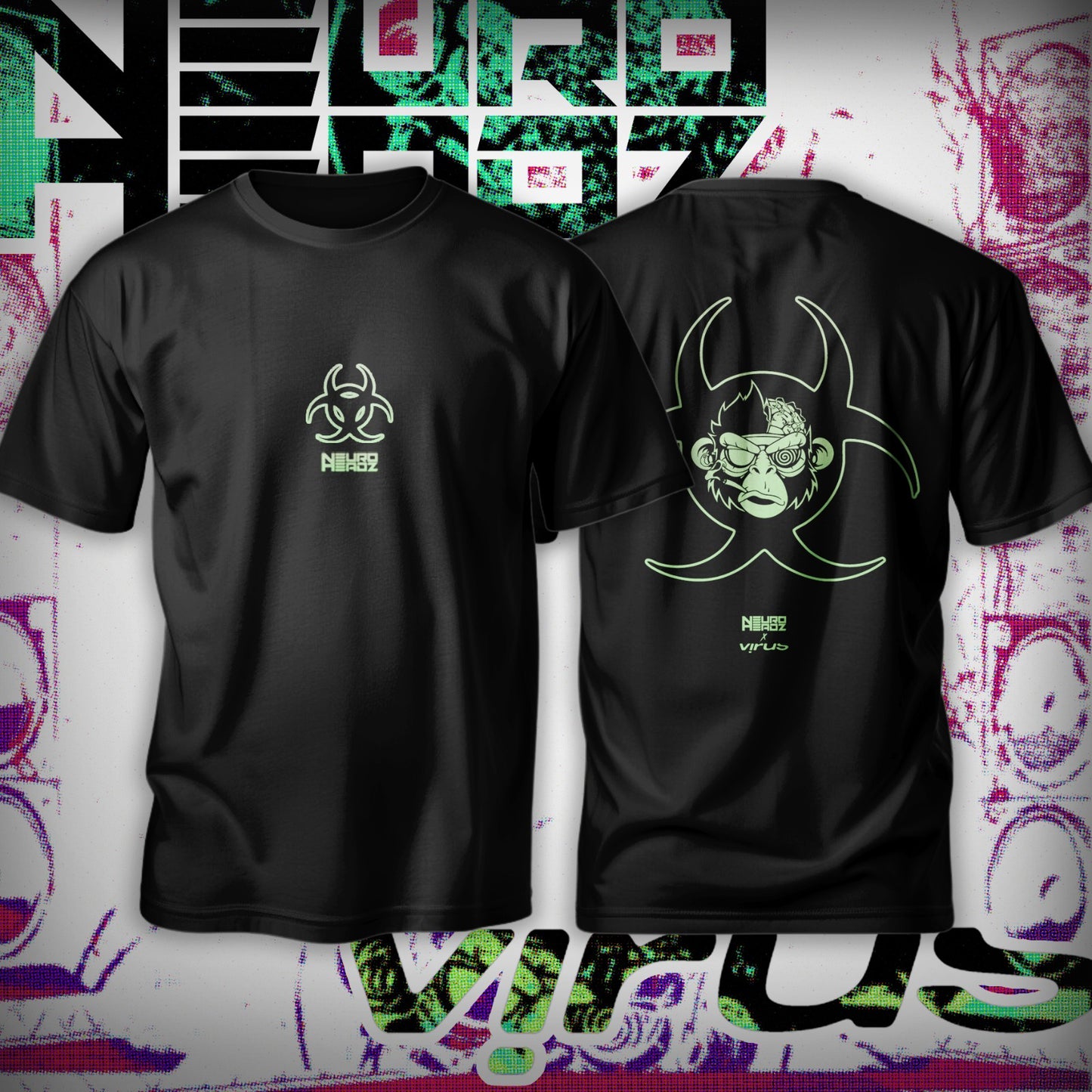 Neuroheadz x Virus tee