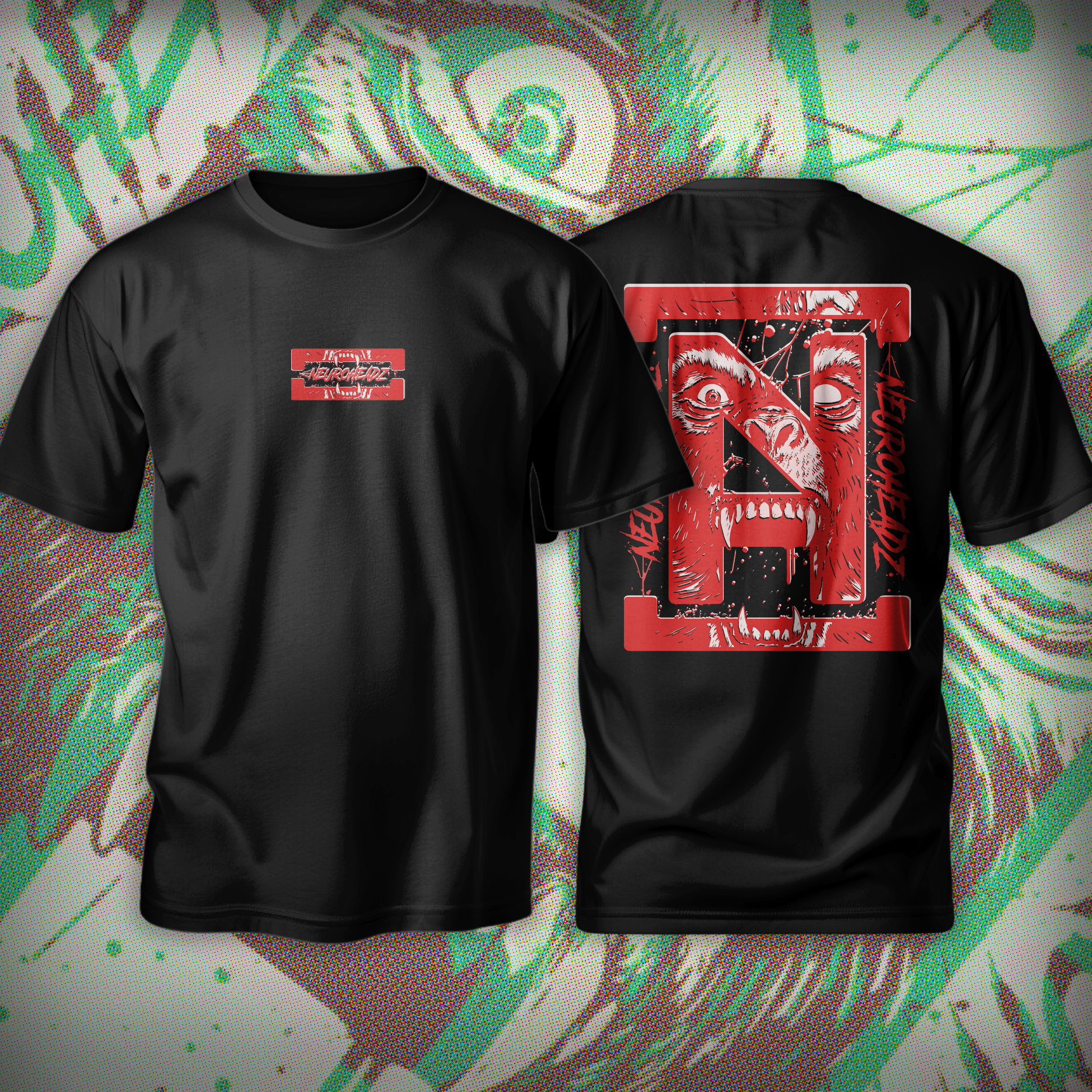 Neuroheadz 'Psycho monkey' tee