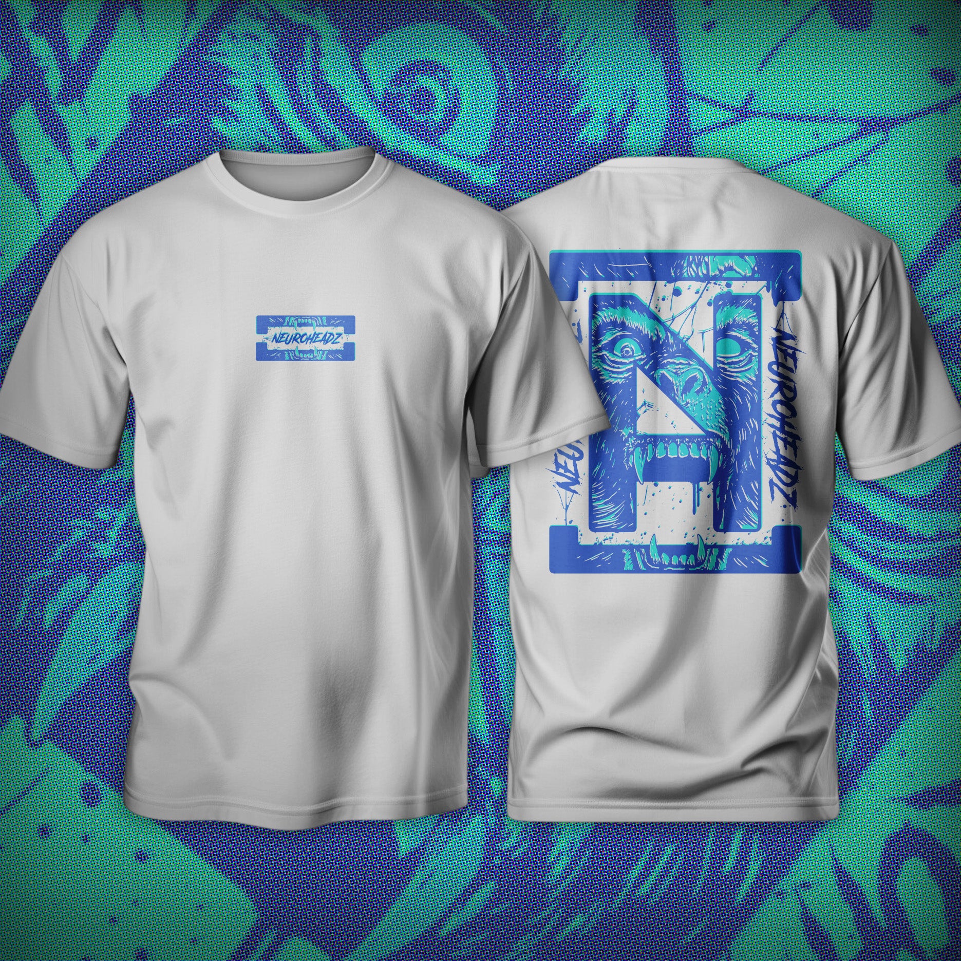 Neuroheadz 'Psycho monkey' tee
