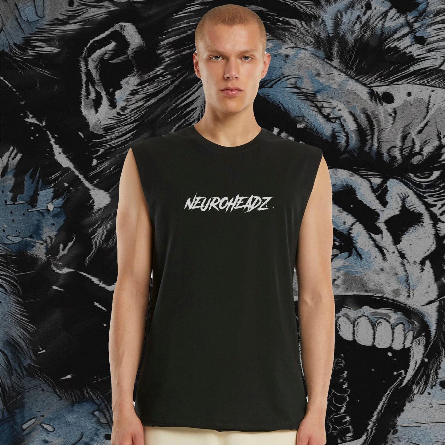 Psycho Monkey Sleeveless Tee