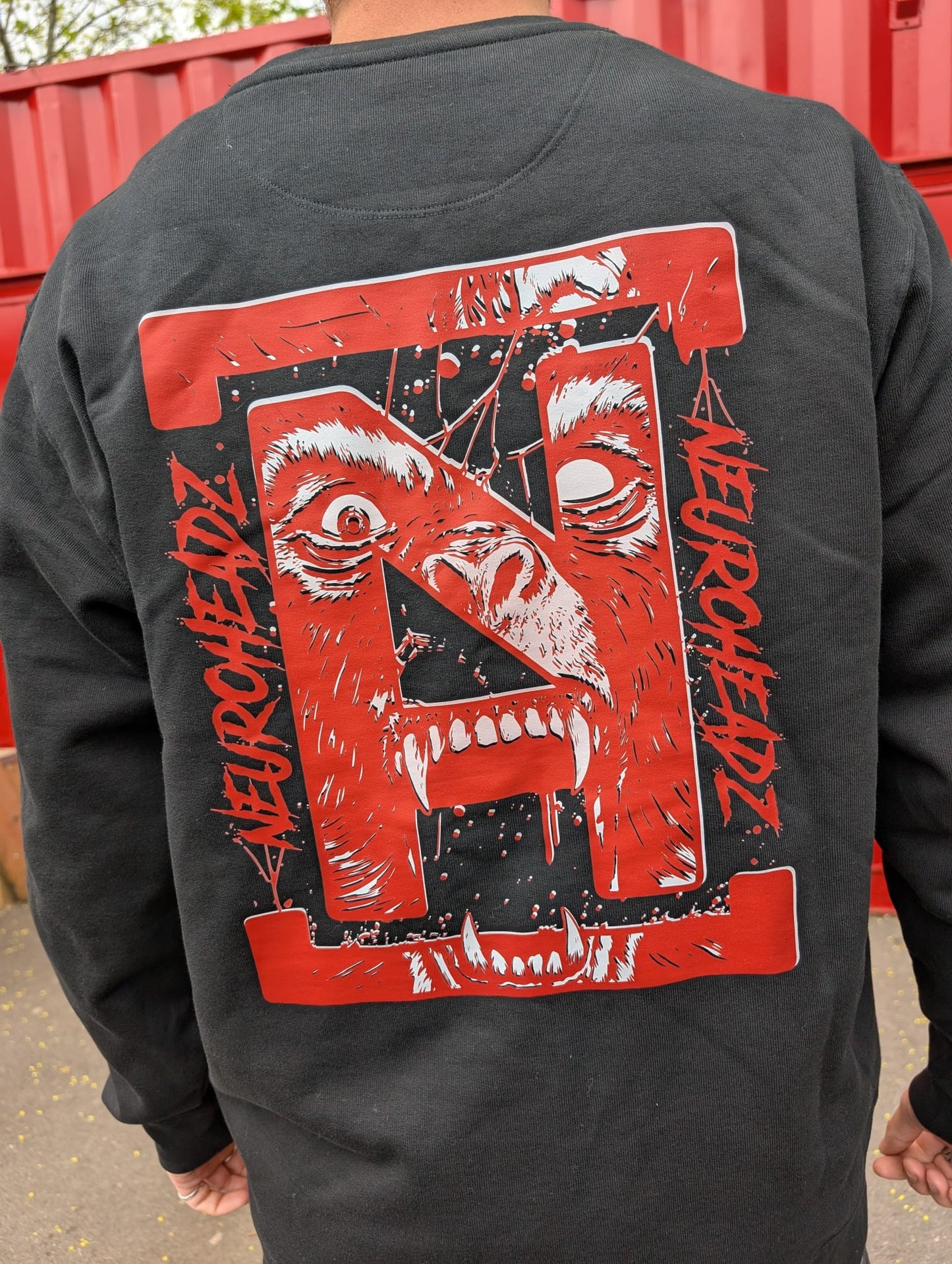 Psycho Monkey Sweater - Oversize Vintage style
